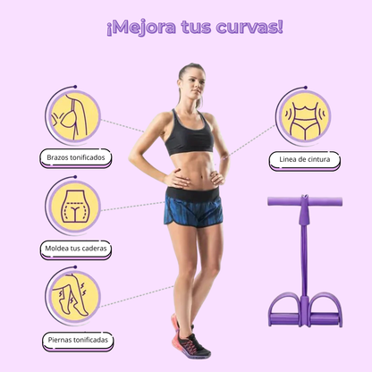 Banda de resistencia elástica con pedales